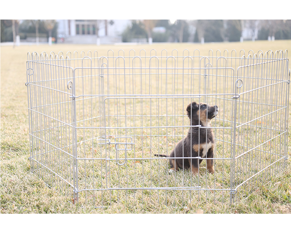 6 und 8 Stück Hund Laufgitter 6 And 8 Piece Dog Playpen
