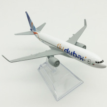 Wholesale 16cm 1/250 Scale Fly Dubai Airlines Boeing 737 Alloy Plane Models