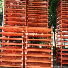 Warehouse collapsible metal stacking rack