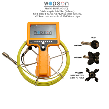 Push Rod Water CCTV Endoscope Pipe Inspection Camera
