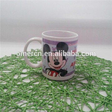 mouse decal coffee mugs wholesale, custom printed coffee mugs/personalized mugs