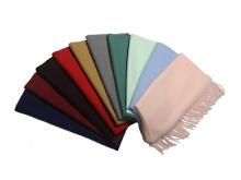 Plain dyed cashmere shawl (multi-color available)