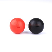 Custom Small Red and Black Hard Rubber Balls