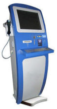 Custom Information Kiosks, Touchscreen Bill Payment Kiosk For Service Station