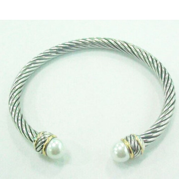 Cable Classic Bracelet Pearl Gold Designer Fashion Bracelet