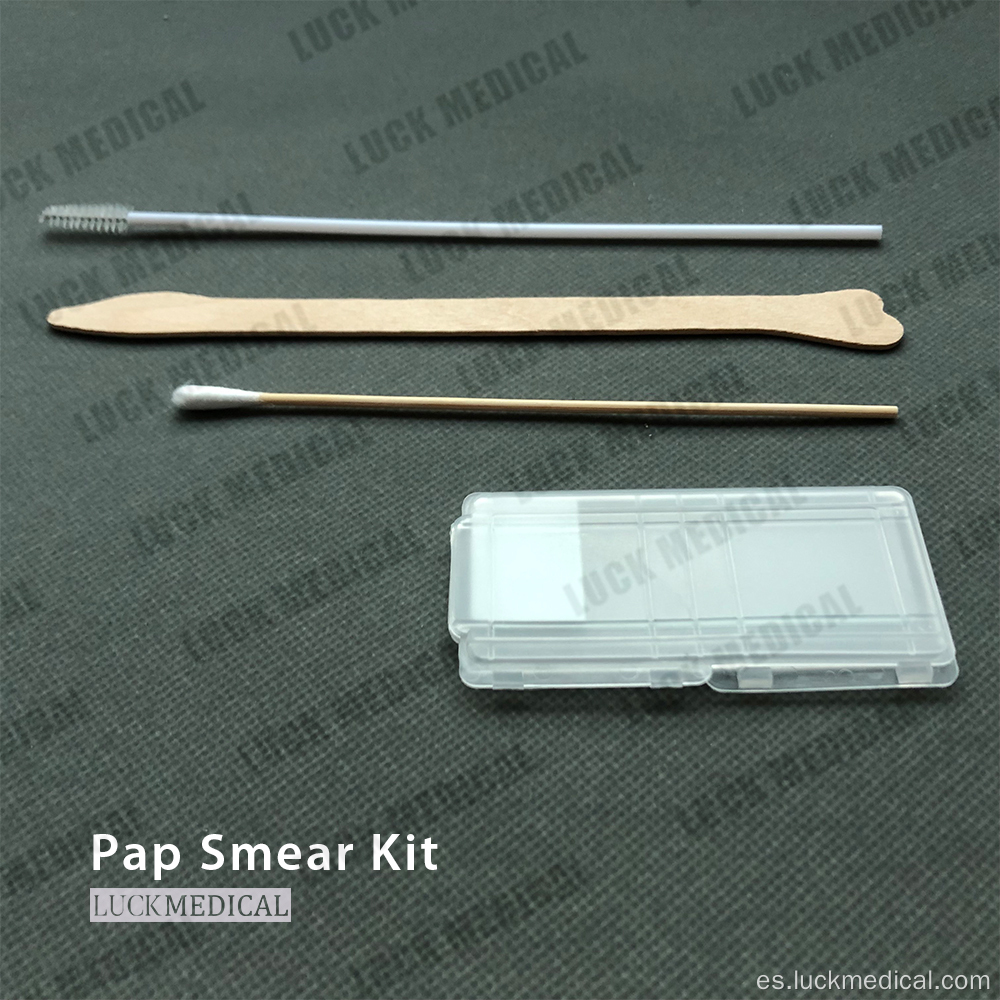 Kit de prueba de prueba de PAP ginecológica estéril estéril desechable