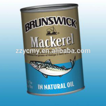 tinned food mackerel in natural oil