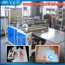 Fully Automatic polythene bag making machine for shopping with Puching device