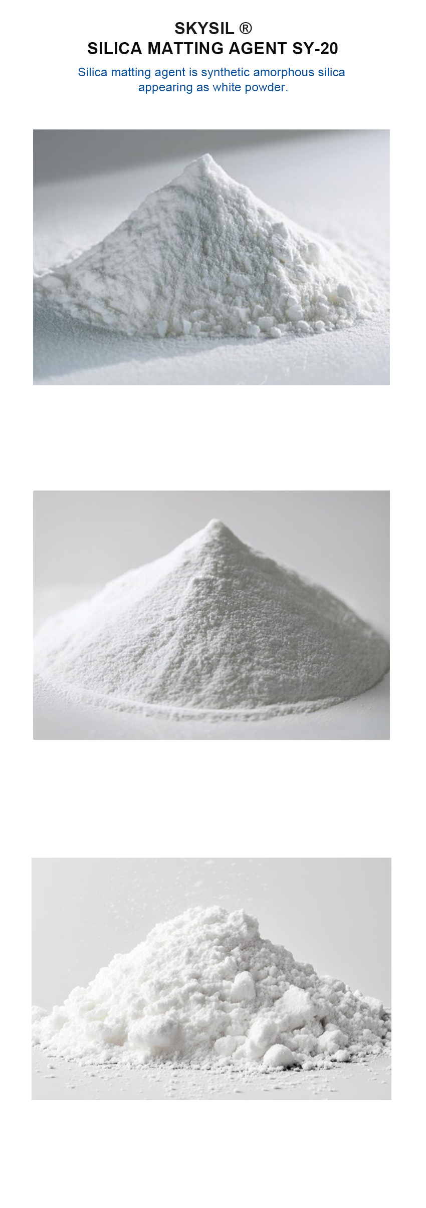 Quanxu Silica Dioxidpulver (SY-20) M1 QUANXU SILICA DIOXIDE POWDER (SY-20) M1