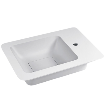 Modern Solid Surface Bathroom Sink - Artificial Stone Polyester Resin Basin
