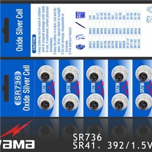 SR736 Oxide Silver Battery
