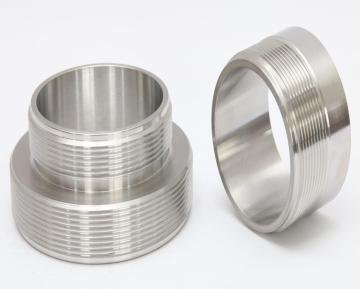 CNC machining stainless steel pipe connect fittings