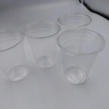 Folha de animais de estimação transparente para copo de água