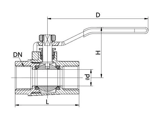 1/2''-2''inch Full Port Brass Ball Valve with Ce Certificate