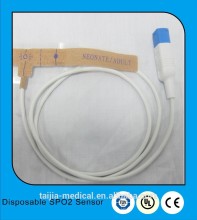 hospital use 3ft medaplast disposable Spo2 sensor compaible for patient monitor HP