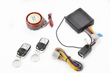 Remote control engine start motorcycle alarm