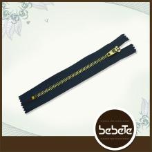 Multifunctional rose gold long chain metal zipper with CE certificate