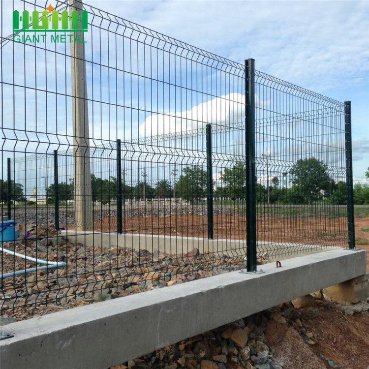 3D Galvanized Metal Welded Wire Mesh Fencing