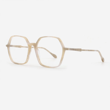 Hexagonal Acetate Women's Optical Frames 23A3083