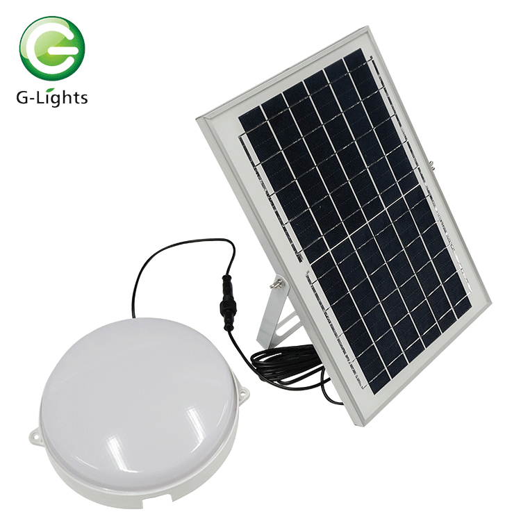 G-Lights منتج جديد للتحكم في الضوء ABS داخلي للشرفة 30 وات مصباح سقف LED شمسي مستدير حديث