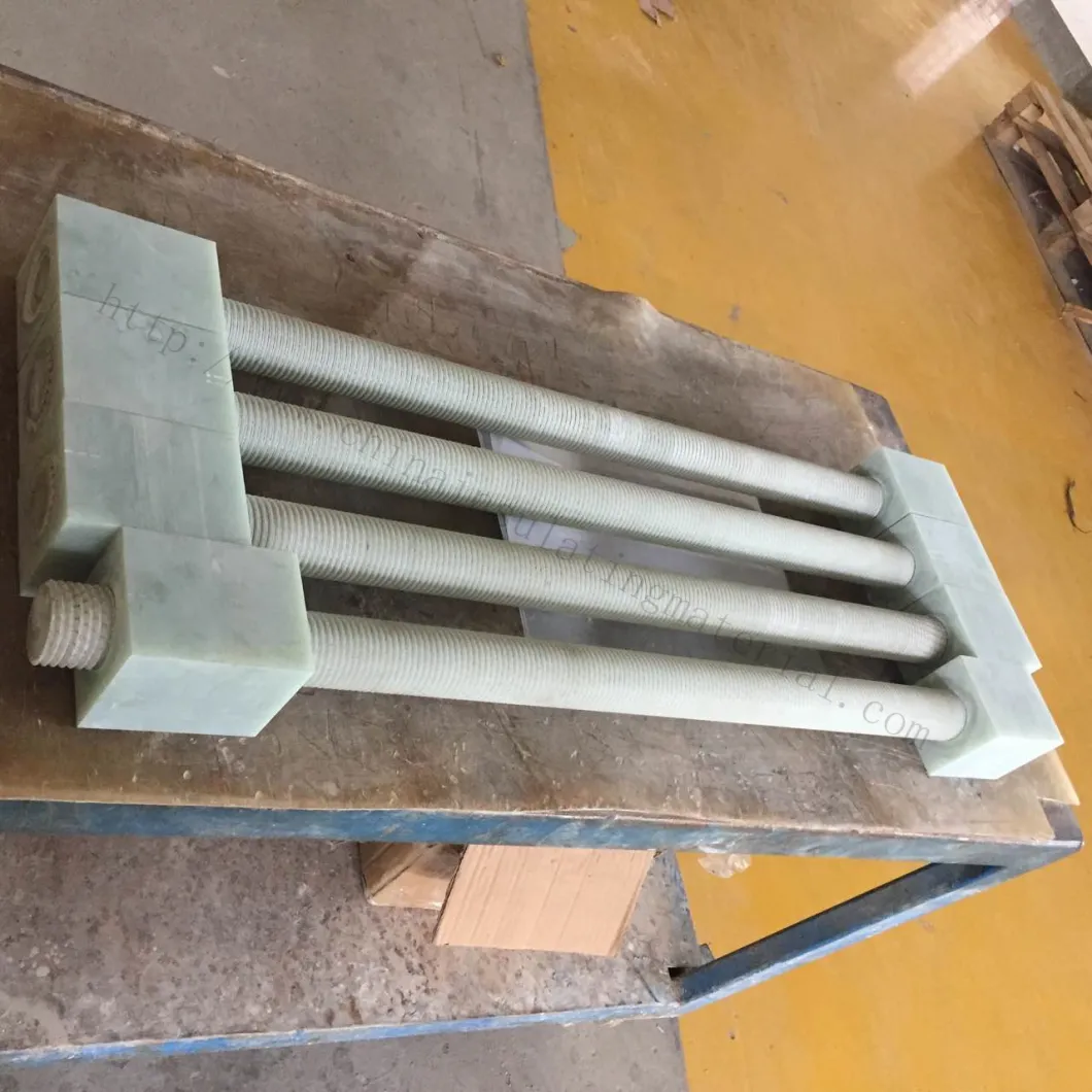 FRP Structural Fiberglass Rod, Threaded Rod, Nuts, Fastener Insulation Nuts