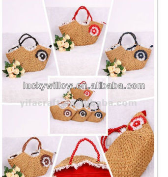 ladies sea grass bags with handles