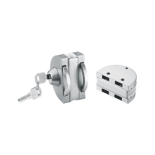Security Glass Door Lock with key