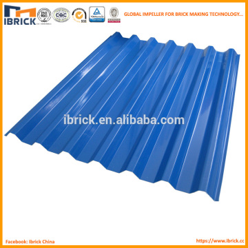 Red color pvc roof tile for temporary hospital