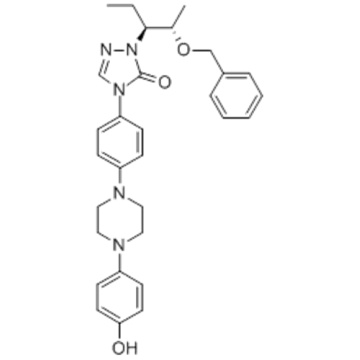 Nome: 3H-1,2,4-Triazol-3-ona, 2 - [(1S, 2S) -1-etil-2- (fenilmetoxi) propil] -2,4-di-hidro-4- [4- [4 - (4-hidroxifenil) -1-piperazinil] fenil] - CAS 184177-83-1