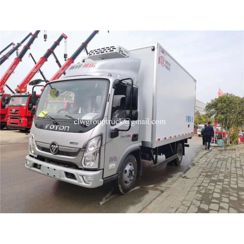 Foton 2-5ton รถบรรทุกตู้เย็นสำหรับอาหารทะเล