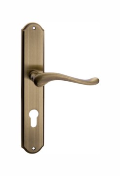 Admirable door zinc handle on plate