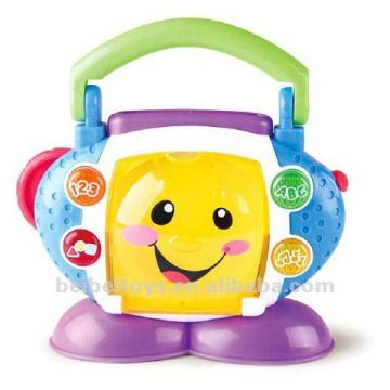 Kids Plasdtic Musical Radio Toy, Cartoon Learning Machine