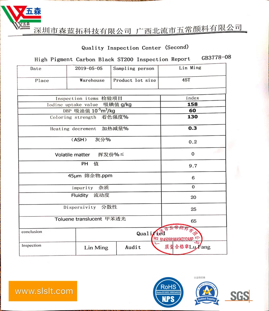 Special Purpose for High Pigment Carbon Black, Colour Paste, Special for Cement Sealant