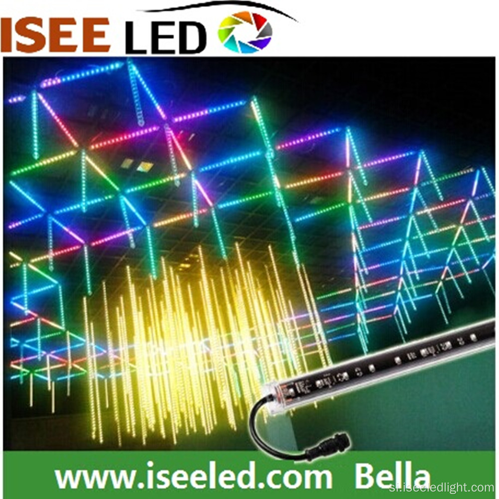 වේදිකා වර්ණ රැළි 3d LED TUBE DC12V