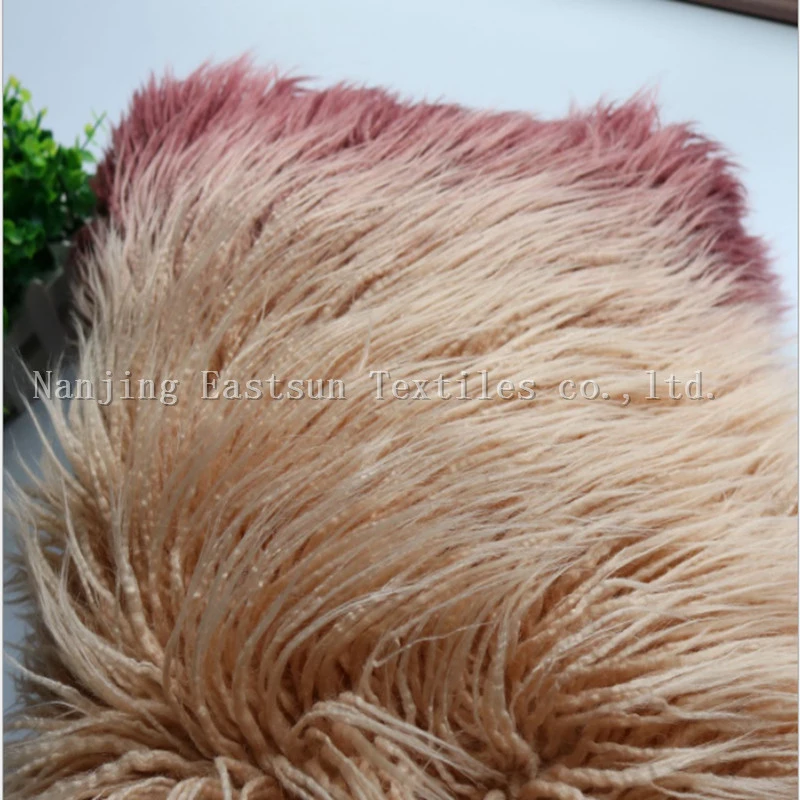 Long Hair Curly Artificial Mogolian Fur Eshp-930-4