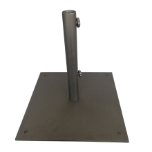 16KGS Steel Plate Square Flat Umbrella Base With 2 Tightening Knobs