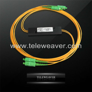1x2 single mode fiber optic splitter coupler