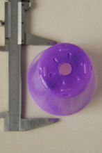 Hdpe Seed Starter Pots Pots 150mm , Plastic Violet Seedling Planters