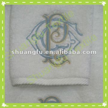 monograms Egyptian cotton white hotel towels
