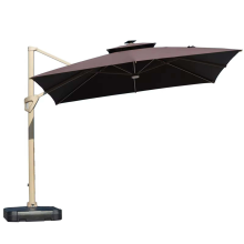 Outdoor Garden LED Light Umbrella with Waterproof Design