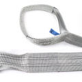 4 Ton Capacity 4M Or OEM Length 120MM Width Lifting Flat 4T Webbing Sling Belt Gray Color Safety Factor 8:1 7:1 6:1 Type