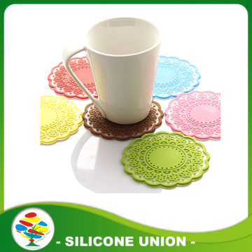 Hollow Lace Silicone Coffee Cup Mat