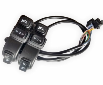 Electric bicycle K18A three-function switch combination