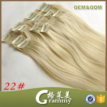 cheap full head clip in hair extensions beige blonde sets