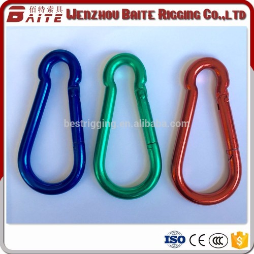 Aluminum Snap Hook spring hook Red carabiner handbag hook