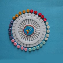 Flower Pearl Head Pin