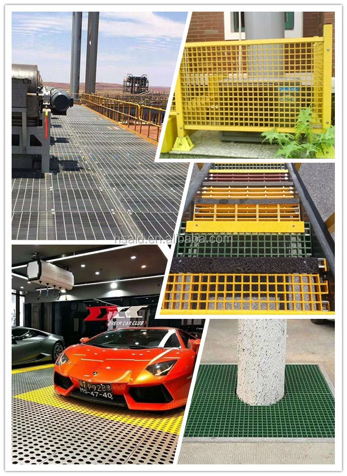 Fiberglass Gratings Fiber Reinforced Plastic Mesh Sheets GRP GRATING ATAT UNTUK PLATFORT WALKWAY FLOVER FENCE FENCE