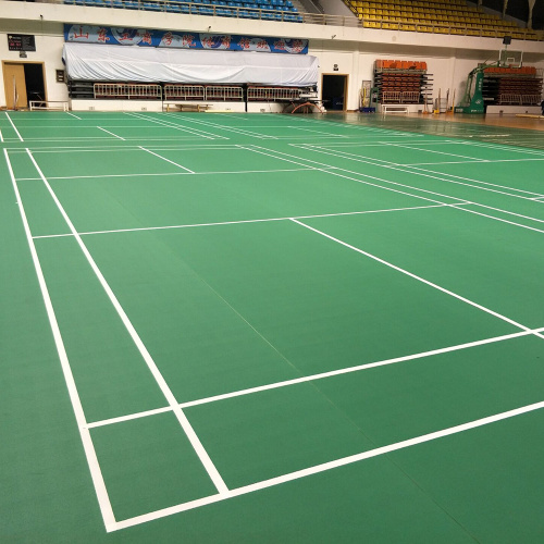 Certificat BWF Sol PVC Tapis de sport