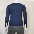 Hoogwaardige marineblauwe paardensportshirts voor vrouwen