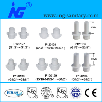 npt plastic straight male female thread adapter